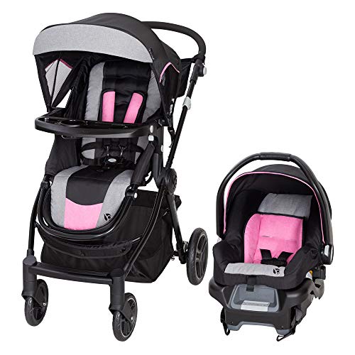 Baby Trend City Clicker Pro Travel System, Soho Pink , 37.5x23x23 Inch (Pack of 1)