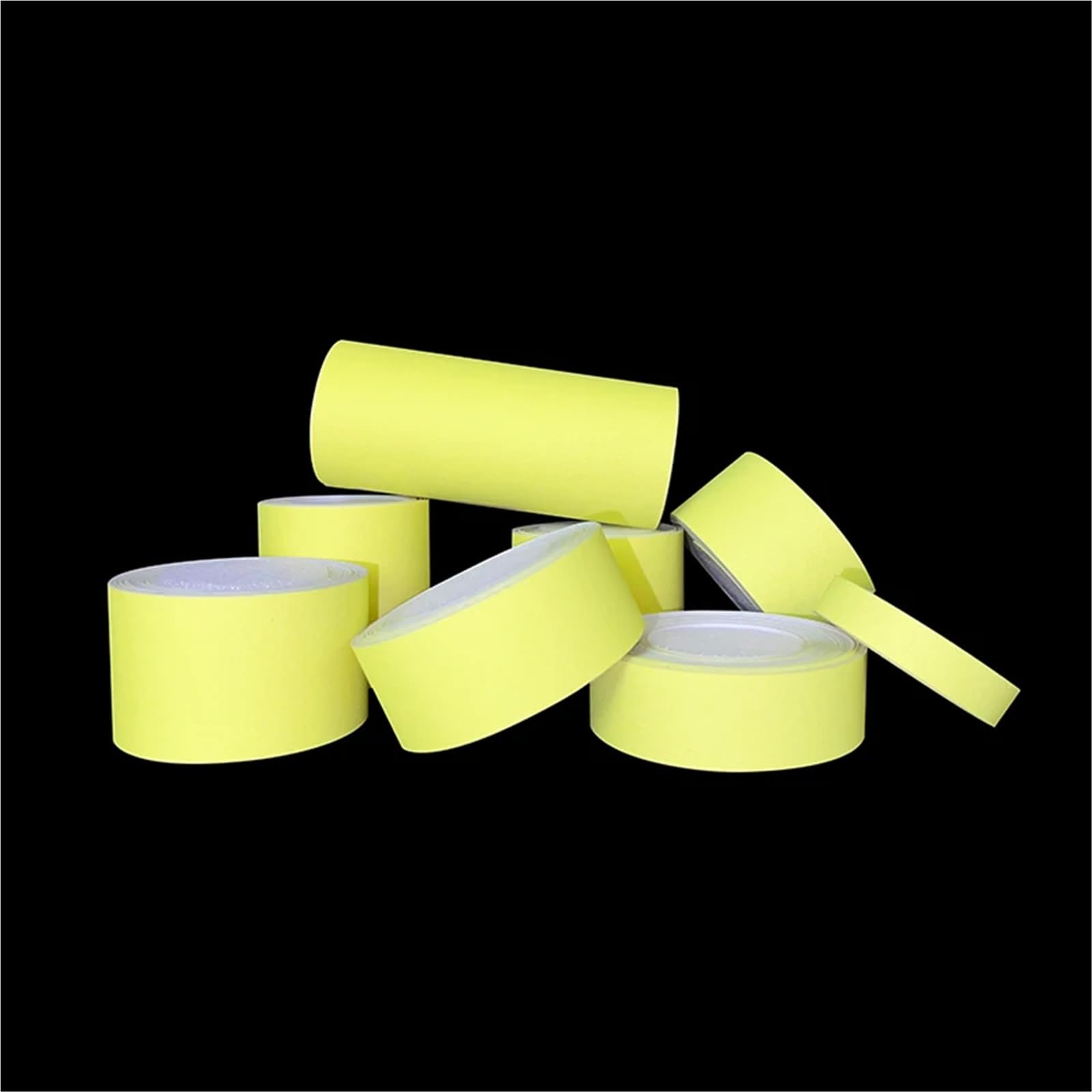 Brassard Réfléchissant Ruban d'avertissement en Tissu réfléchissant Auto-adhésif Jaune Fluorescent, bâton sur Le Sac à vêtements de Voiture, découpe Bricolage