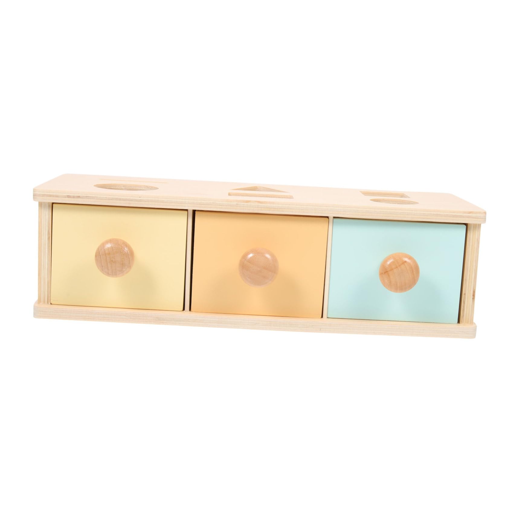 Juguete Sensorial para Niños de Madera, Caja de Permanencia del Objeto