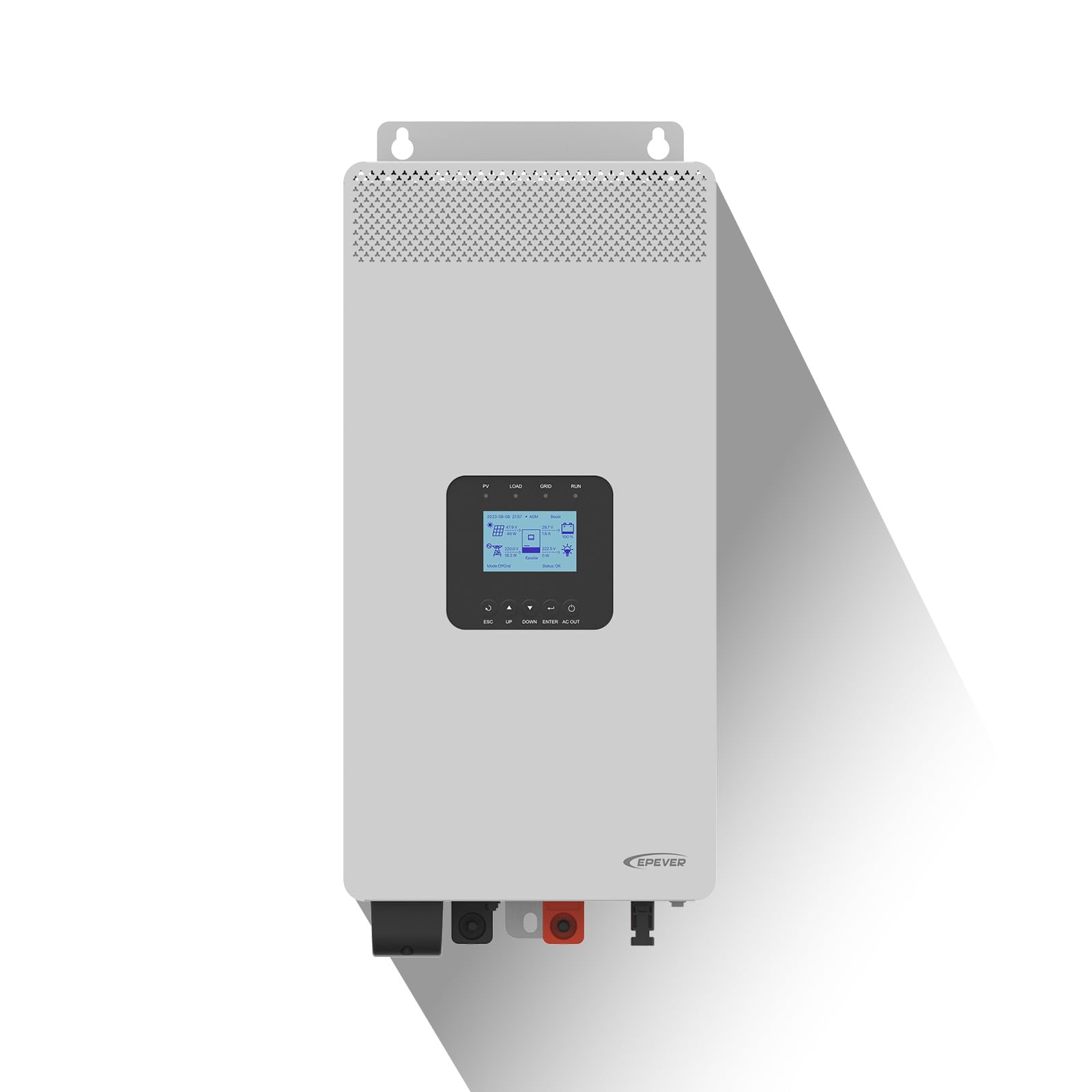EPEVER® Hybridwechselrichter Inverter/Charger_3500W/48VDC/60A, ideal für Wohnmobile, Campingausrüstung, Marineanwendungen und Notstromsysteme.