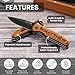GIFTS TO ENGRAVE Custom Pocket Knife for Men, Personalized Hunting Knife, Wood Handle, Engraved Groomsmen Gift, Best Man Gift