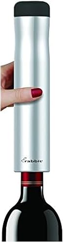 Miniatura 10 de Rabbit Sacacorchos Eléctrico Automático - Abridor de Vino Manos Libres con Cortador de Papel de Aluminio Integrado, Abrebotellas Eléctrico Oro,Rojo