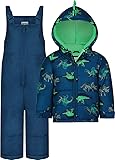 Carter's Baby Boys' Character Snowsuit, Teal Dino, 7