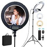 Aro de luz Ring Light - 18 inch 60 W Dimmable LED Ring Light Kit with Stand - Adjustable 3000-6000 K