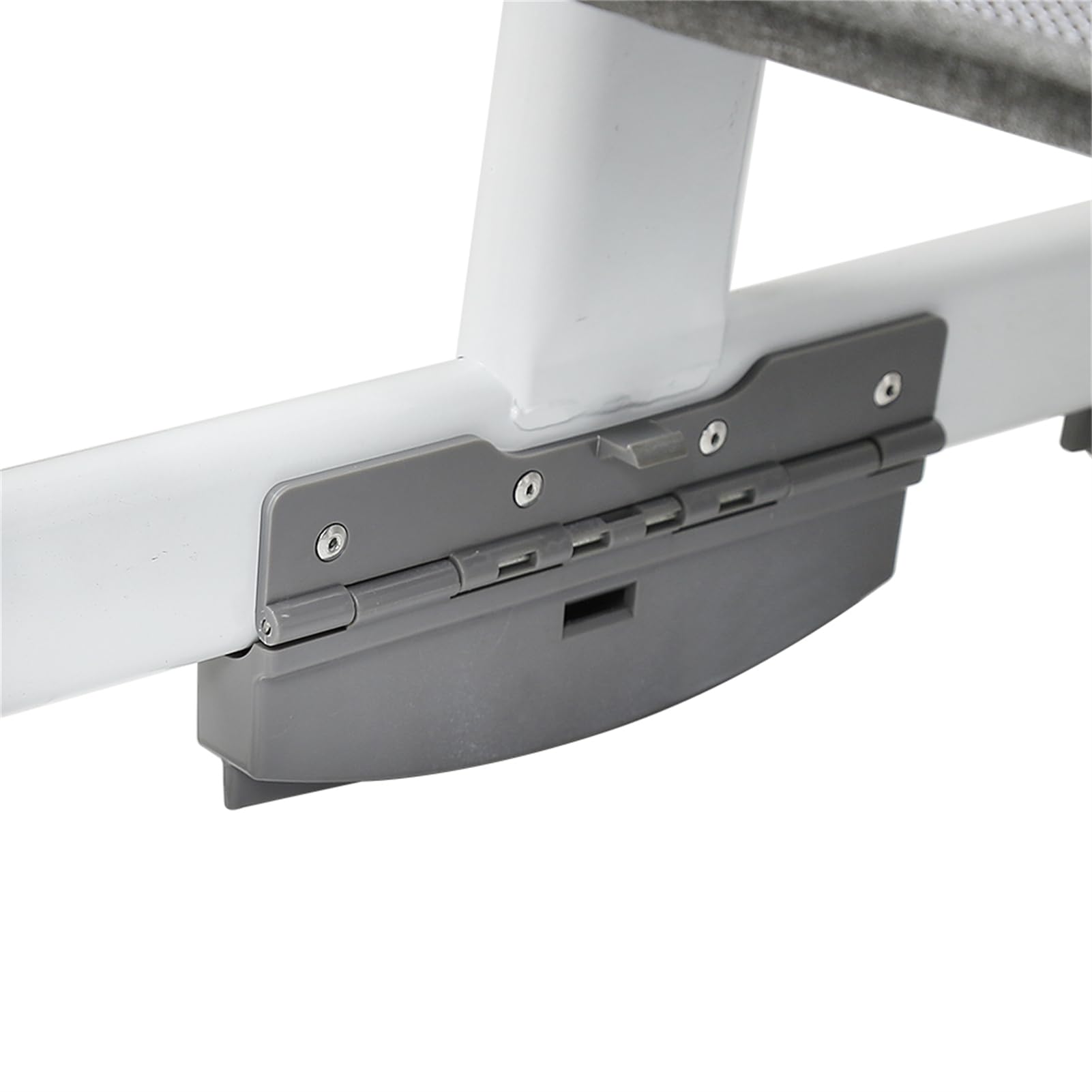 homewell Beistellbett Baby, 2 in 1 Babybett und Babywiege, Kinderbett mit Rollen, Moskitonetz, Lagerungstasche und Matratze, Höhenverstellbar Struktur aus Aluminiumlegierung (Stil 1, Grau)
