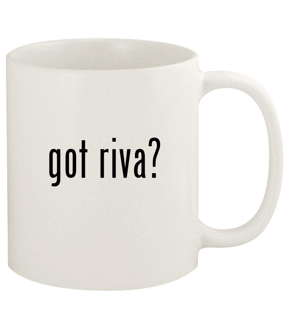 got riva? - 11oz Ceramic White Coffee Mug Cup, White
