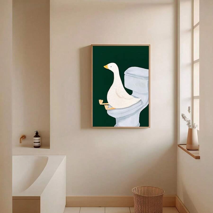 Affiche de salle de bain Green Goose 21x30cm