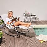 Patioco Aliano Relaxliege Hellgrau