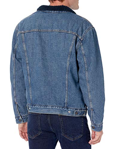 Image of Levi's Men's Sherpa Cotton Blend Standard Length Trucker Jacket
