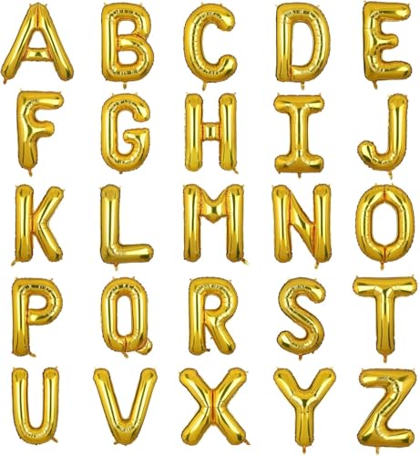 100 cm grande lettera Z elio palloncino oro pellicola gigante in Mylar alfabeto palloncini anniversario baby shower matrimonio compleanno festa decorazione XXL (oro Z)