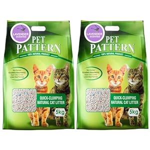Ever Clean Pet Pattern Cat Litter 10Kgs Lavender Scented Odor Control For A Soothing Environment