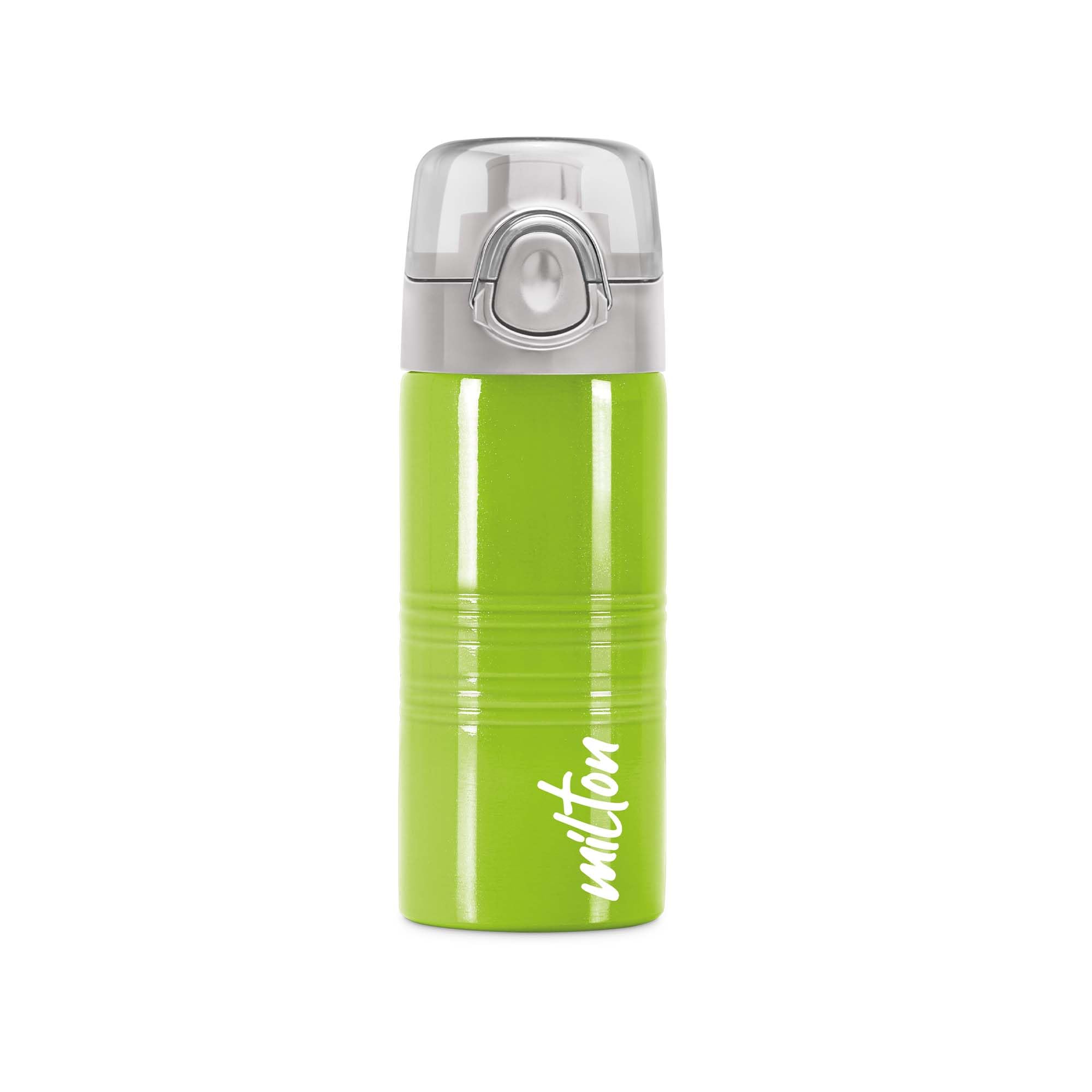 See full amazon price history chart for MILTON Vogue 500 Stainless Steel Water Bottle with One Touch Safety lock, 490 ml water bottles, Single walled, Leak-Proof, Rust-free Steel Bottle, Easy Grip, Easy to Carry, Travel Bottle, Parrot Green MILTON Vogue 500 Stainless Steel Water Bottle with One Touch Safety lock, 490 ml water bottles, Single walled, Leak-Proof, Rust-free Steel Bottle, Easy Grip, Easy to Carry, Travel Bottle, Parrot Green (B0C74MWWZ5) Amazon Price History, Amazon Price Tracker