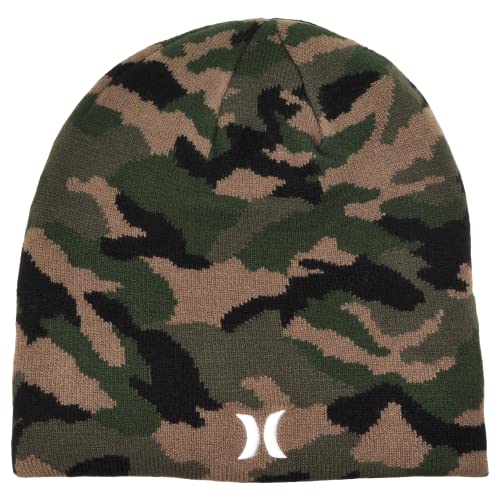 Image of Hurley Mens Beanie Icon Staples Lightweight Winter Hat