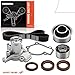 A-Premium Engine Timing Belt Kit with Water Pump Compatible with Hyundai & Kia Cars - Tucson 05-07, Elantra 99-07, Tiburon 97-01/03-07, Sportage Spectra5 05-06, Spectra 04-06