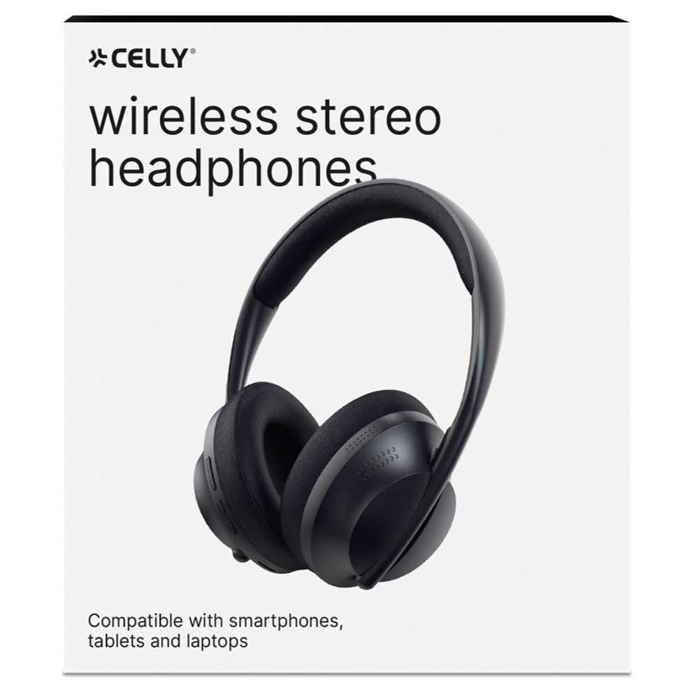 Cuffie Bluetooth Celly ULTRABEATANCSV – Over-Ear Con ANC, Microfono, 16 Ore, Pieghevoli