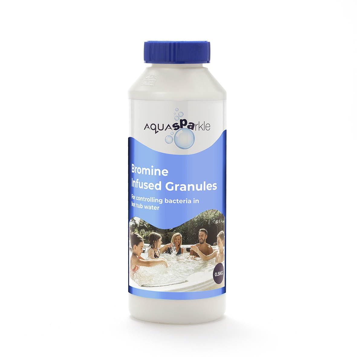 Test All Water Ltd - AquaSPArkle Bromine Granules | Rapid Dissolving | Neutral pH | Algae & Bacteria Guard | Hot Tub & Spa Sanitiser | 0.5kg | Compatible with Insta Test 5