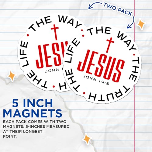 Imanes Decorativos Pack x2 5 Pulgadas Christian miniatura 3