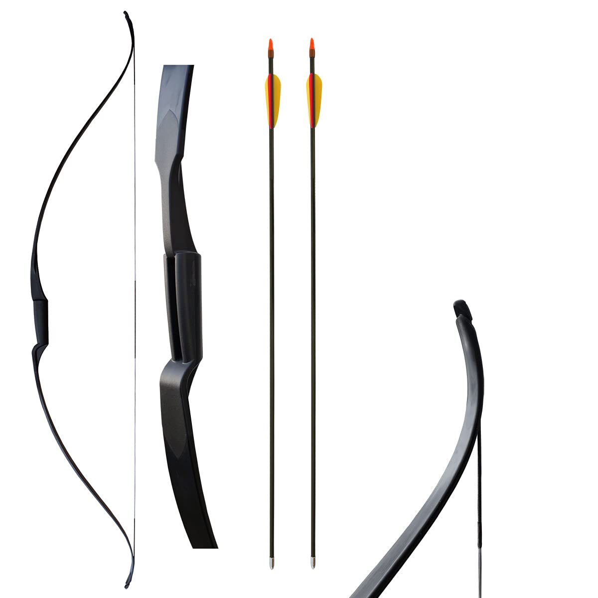 Recurvebogen Set Rolan Snake 26 lbs mit Pfeilen