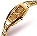 JWCN Ms Quartz Watch wasserdichte Uhr 30 Meter Wasserdichtes Wolframstahlarmband Edelstahl Bodenabdeckung Weiß-Gold Uptodate