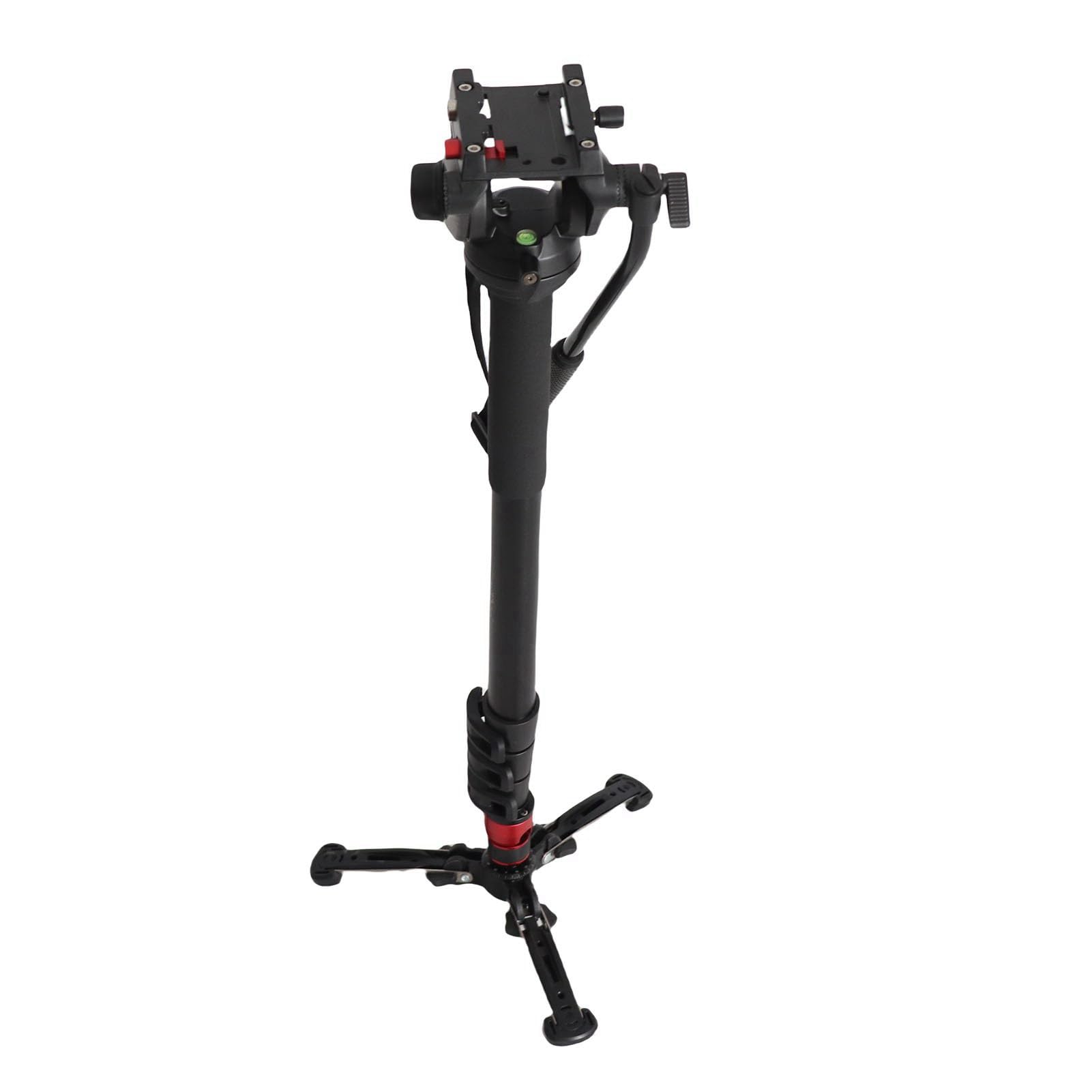 Monopié de Fotografía Unipod con Cabeza Esférica Hidráulica de Aleación