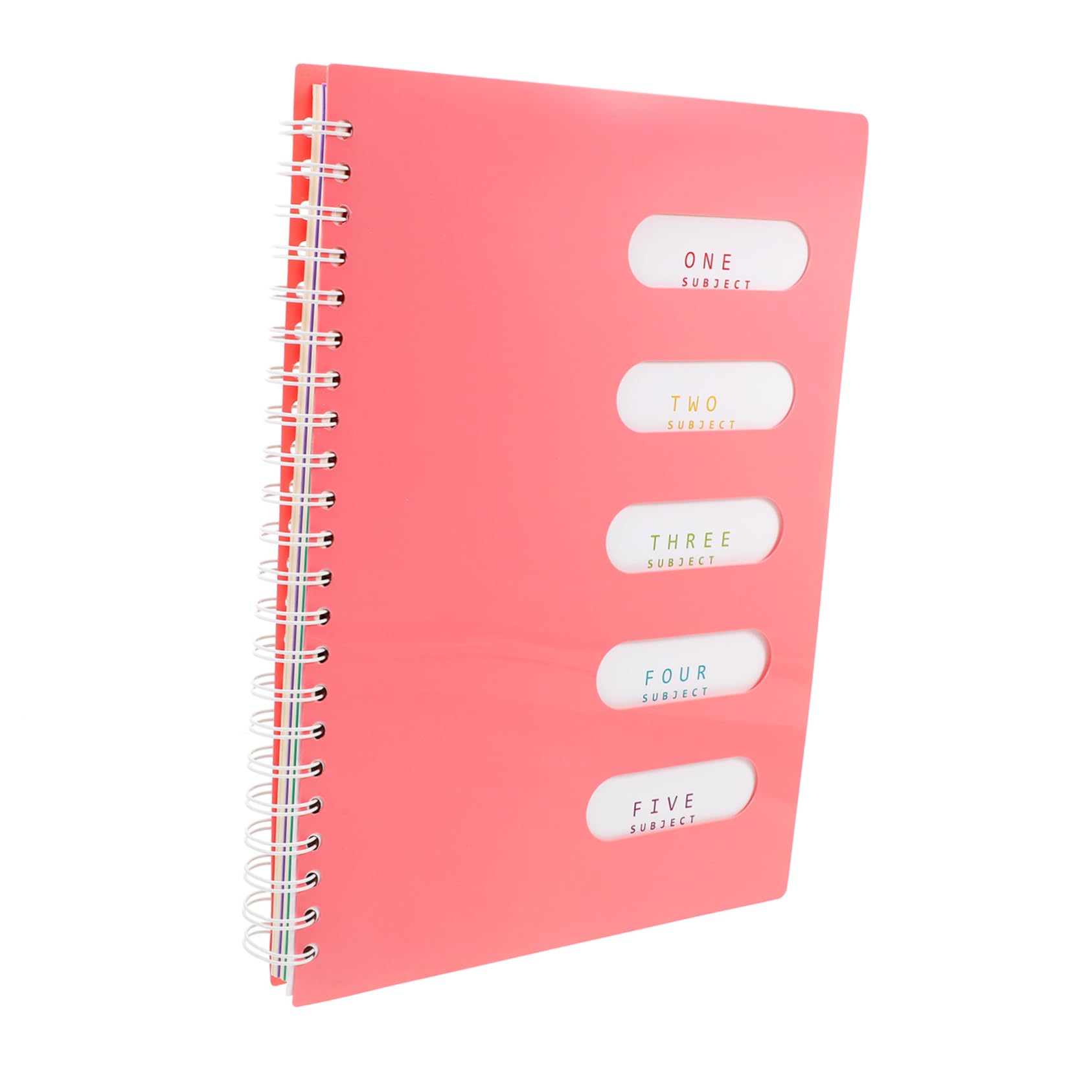 Artibetter Quaderno Spirale A4, 300 Pagine, Carta Spessa Rosa, Scrittura Scorrevole, per Scuola e Lavoro