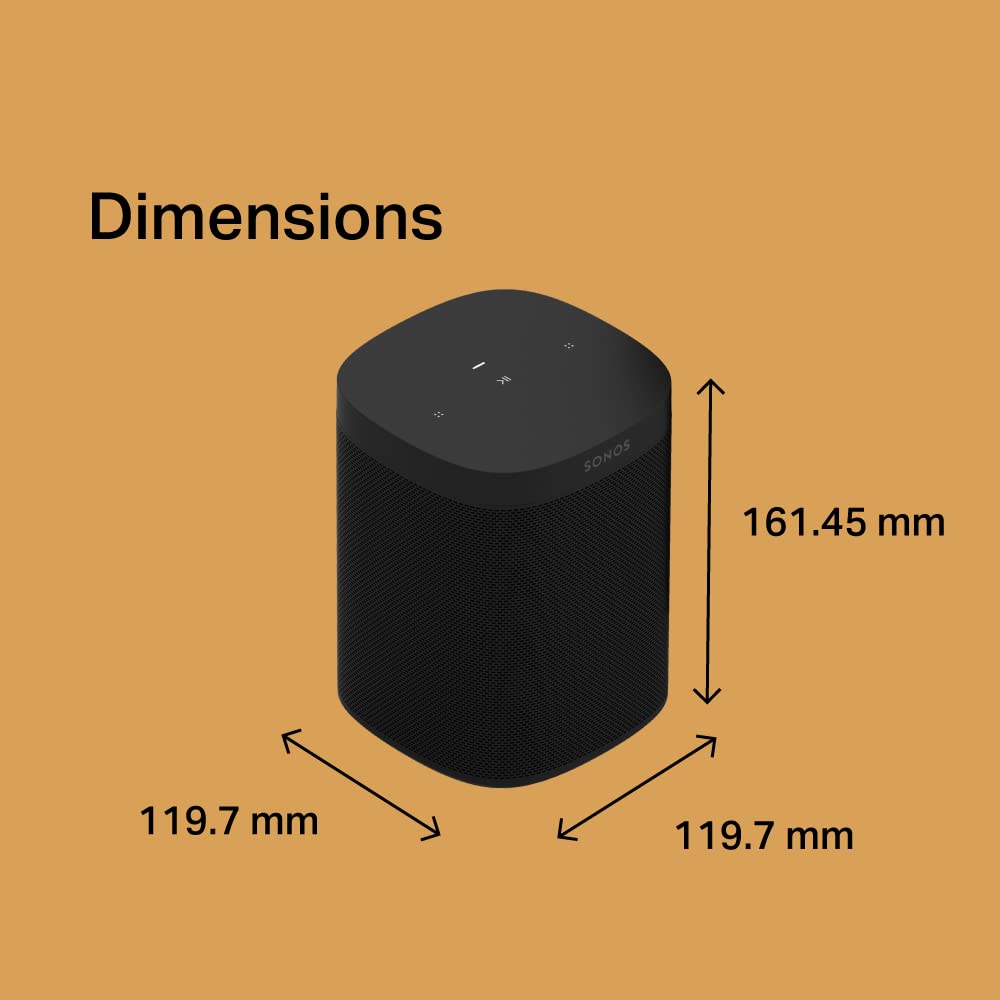 Sonos One SL Microphone-Free Smart Wireless Bookshelf Speaker
