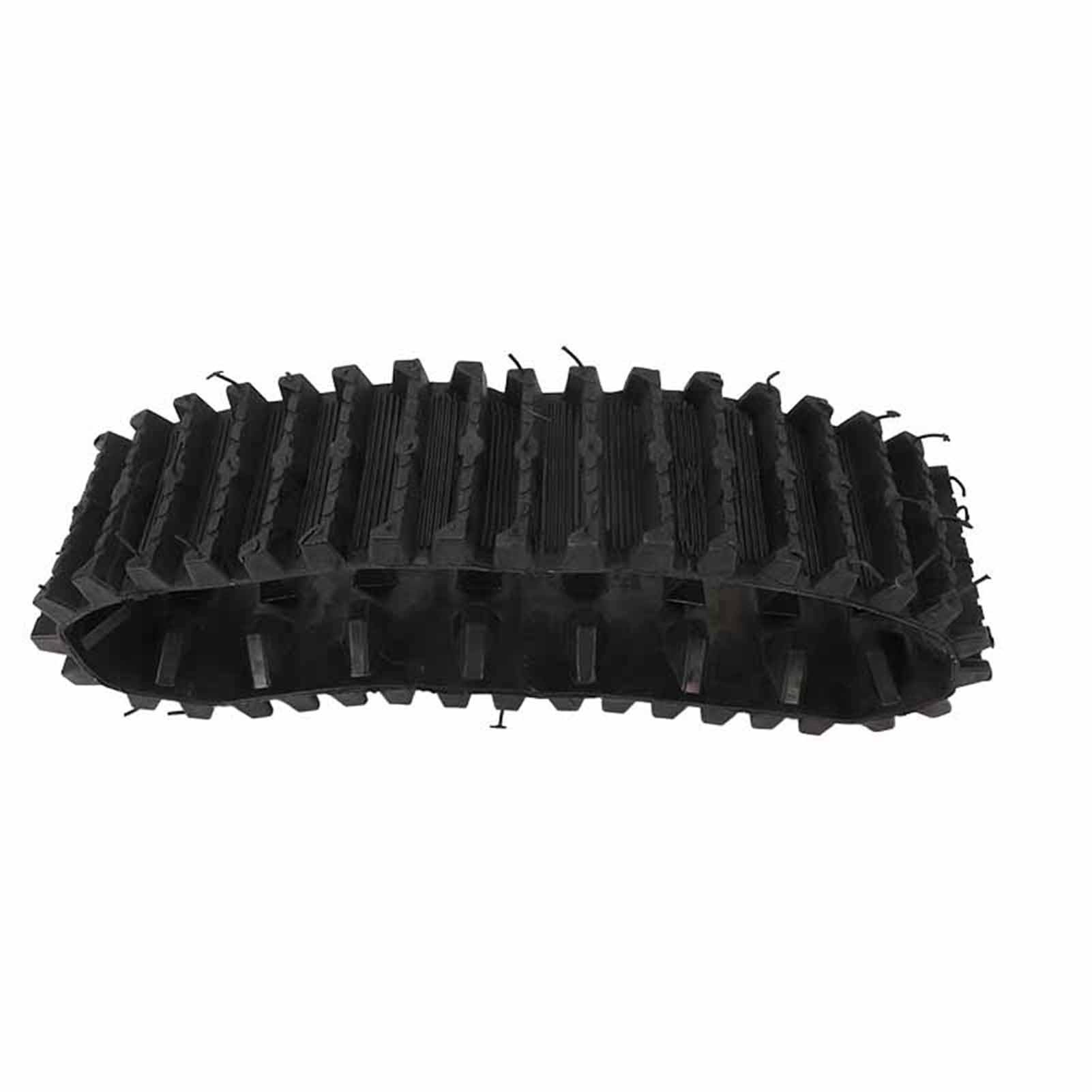 Chenille de Pneu en Caoutchouc, Contrôle amélioré sur la Boue, le Sable et la neige. Pour Go Kart, Karting, VTT, UTV, Motoneige électrique. Résistant à L'usure, Temps