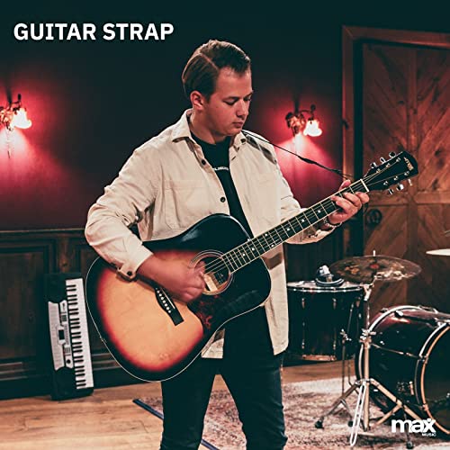 Max SoloJam Guitare Acoustique Adulte débutant – Sunburst, Cordes en Acier, accordeur Digital, Sac de Transport… - Les Beatles, Paul McCartney, John Lennon, RIngo Starr, George Harrison Max SoloJam Guitare Acoustique Adulte débutant - Sunburst, Cordes en Acier, accordeur Digital, Sac de Transport… – Image 6