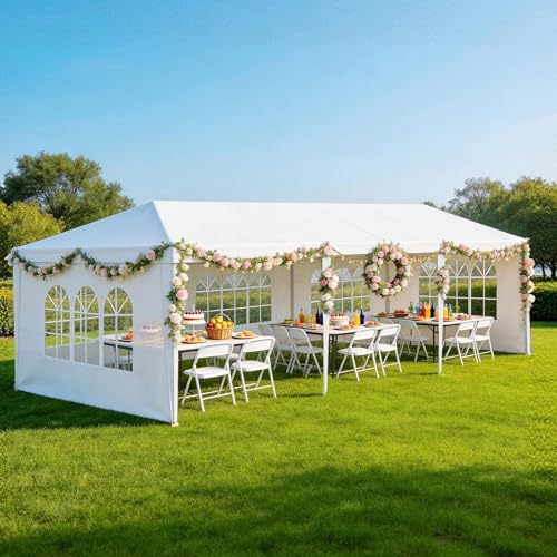 FIESPGUE 10x30 Party Tent Heavy Duty Outdoor Canopy Tents...
