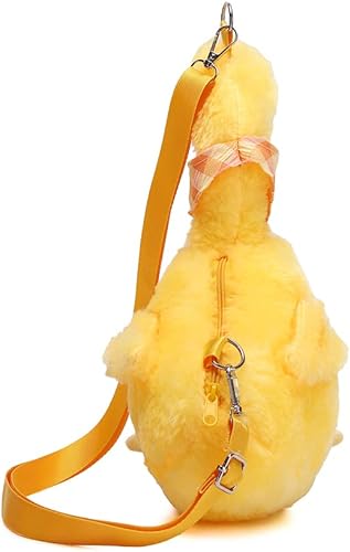 Miniatura 5 de LOXOMU Women Kawaii Chicken Purse, Small Cute Stuffed Animal Purse Plush Wallet, Girls Mini Crossbody Bag
