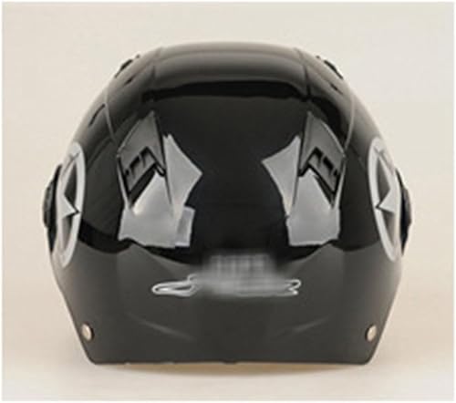 Miniatura 4 de Casco de motocicleta aprobado por DOT para hombres y mujeres, casco de motocicleta Vespa, ligero, cara abierta, casco pequeño para scooter,