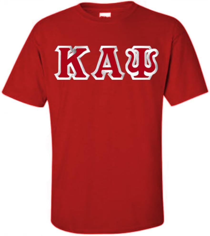 Kappa Alpha Psi Custom Twill Short Sleeve T-Shirt Small Red
