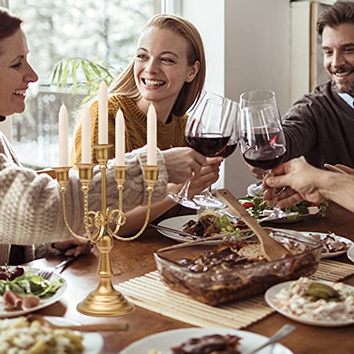 Gold Candelabra Candle Holder,Candelabros De Mesa Elegantes,Candelabros Para Centros De Mesa,Candelabra Centerpieces For Tables,Gothic Candelabra For Home Decoration,Event,Wedding,Party #TOP5