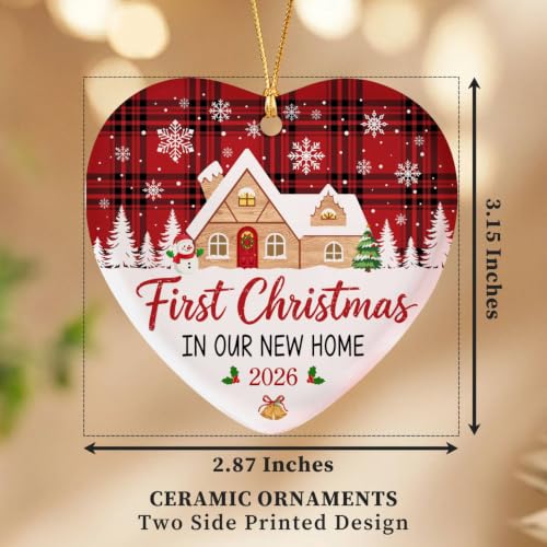 Image of First Christmas in Our New Home Ornament 2026,House Warming Gifts New Home