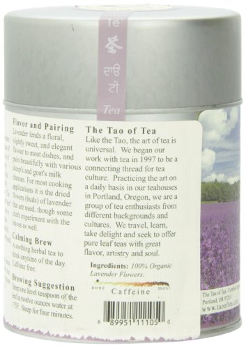 The Tao Of Tea, Lavender Herbal Tea, Loose Leaf, 2.0 Ounce Tin (Packaging May Vary) #TOP3