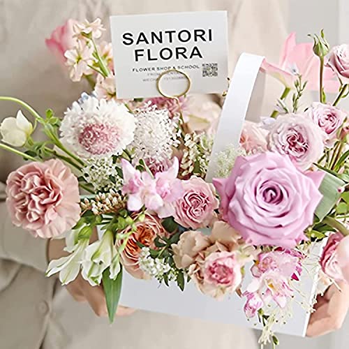 H&W 12''L Golden Ring Loop Round Shape Card Holders 40Pcs Floral Picks Clips For Wedding & Flower Arrangements, Diy Craft Wire Clip Table Card Holders Note Photo Picture Memo Holder Cake Topper (Ring) #TOP5