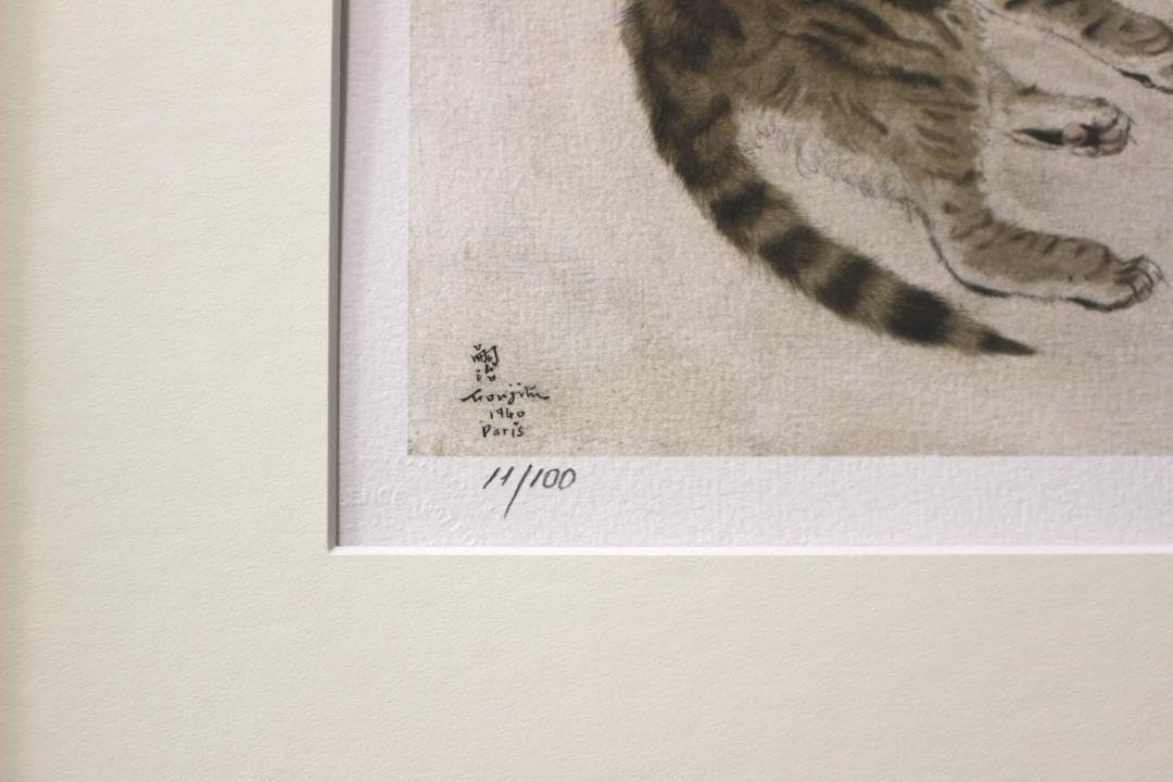 藤田嗣治 エスタンプリトグラフ「三匹の猫」 100部限定 Amazon.co.jp: 藤田嗣治 エスタンプリトグラフ「三匹の猫」 100