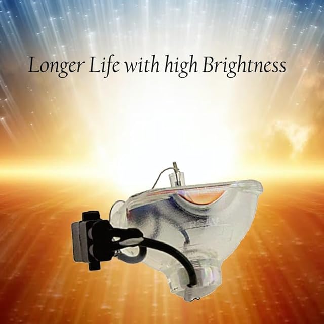 RSAV Projector Lamp for Epson ELPLP67 / EB-S022, EB-S11, EB-SXW11, EB-X11, EB-X11H, EBS11, Bare Lamp/Bulb only view 2