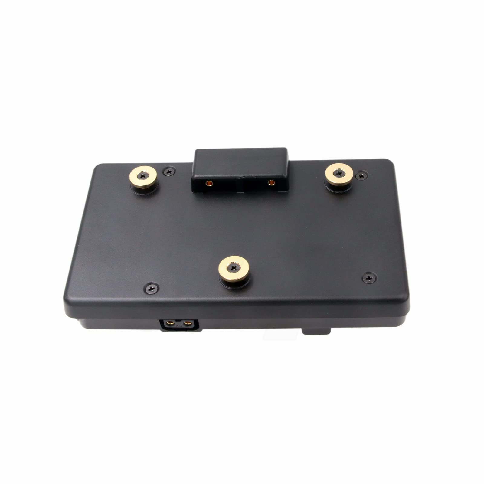 HangTon Adaptador de placa de montaje de batería de montaje en V a placa de bloqueo de montaje dorado D-tap para Anton-Bauer IDX Sony ARRI Red Cámara Charge