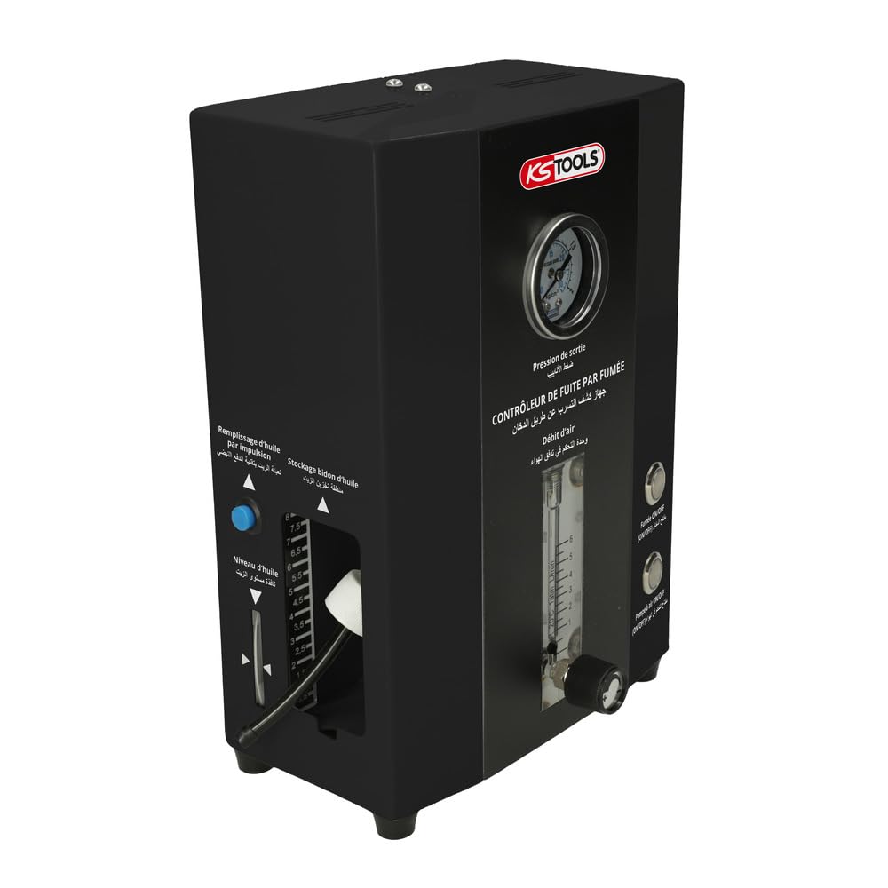 KS TOOLS - 150.1000F - Contrôleur de Fuite par fumée 12 V - pour Tous Types et Tailles de Circuits et conduites - Outillage mécanique Automobile pour Le contrôle d'étanchéïté