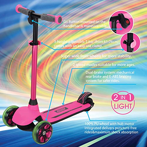Rugged Racers Pink Electric Scooter - Image 5