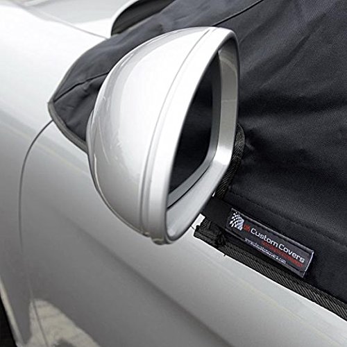 Black UK Custom Covers RP288 Tailored Soft Top Roof Half Cover Car