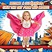 Superhero Capes Costume for Kids, Toddler Super Hero Capes Dress up, Halloween Cosplay for 3 4 5 6 7 8 Year Old Girls Gifts