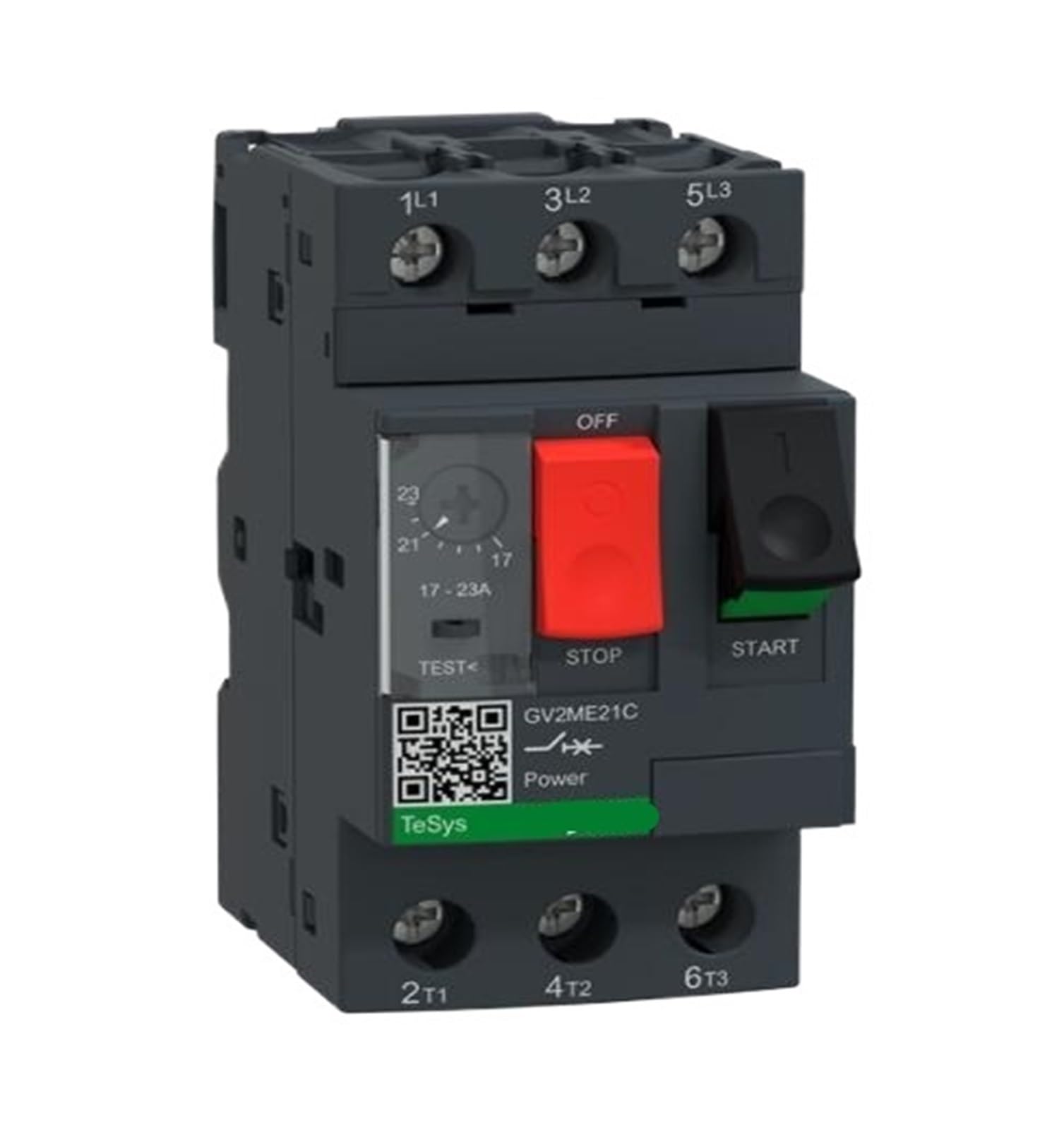 TYEXCZARF GV2M21 GV2ME21C GV2ME21 Motor circuit breaker, GV2, 3P, 17-23 A