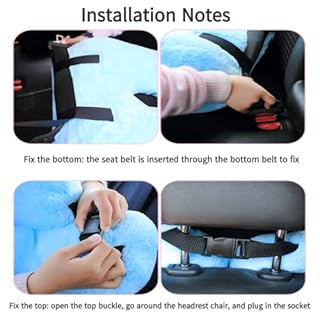 FHSGGP Travel Pillow Car Pillow Kid Car Sleeping The Sleeping Aid for Adults and Kids on Road Trips Kids Travel Pillow Gray