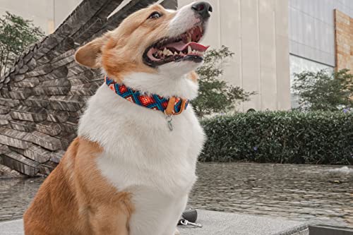 Tulum Hm | Mexican Handmade Collars For Small, Medium And Large Dogs. Washable And High Performance Durability To Daily Use. (L) #TOP2
