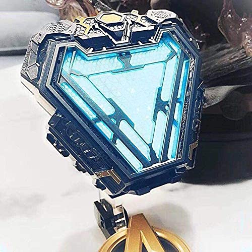 WXHJM 1: 1 Portable Iron Man Ark Reactor Alliage Modèle,Ricnoc Marvel Avengers Superhero,Iron Man Reactor Chest LED Lumineux,MK50 Cover