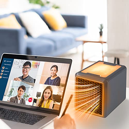 Ontel-Handy-Heater-Pure-Warmth-Ceramic-Space-Heater-1200-Watts-3-Speed-Adjustable-Quiet-Operation-Pack-of-1-Black