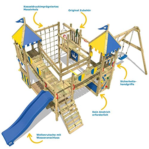 Spielturm Wickey Ritterburg Smart Queen mit Schaukel und Rutsche