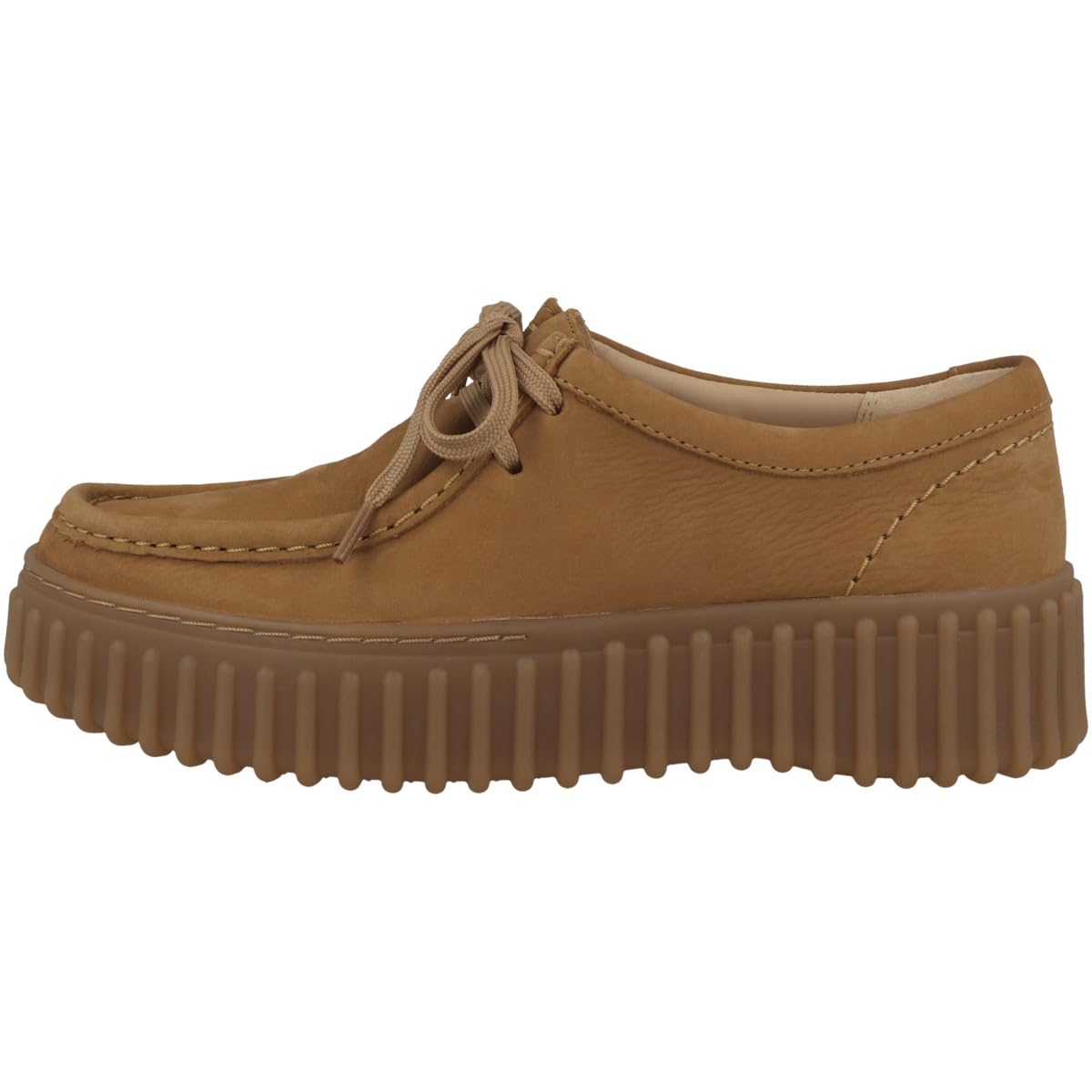 Clarks Para Mulher. 26172084 Sapatos De Couro Castanho Torhill Bee (38), Marrom, 3 A 5Cm, CordãO, Casual-image